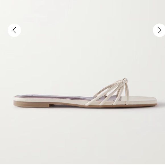 STAUD Pippa knotted leather slides SIZE 36 US 6 New - Picture 2 of 16